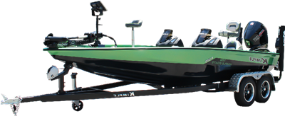 19 רגל סירת בס אלומיניום